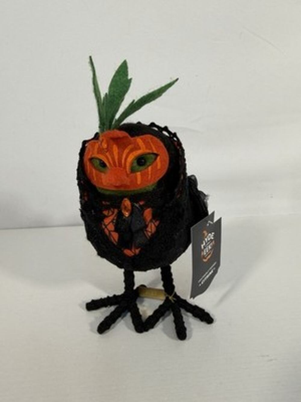 NWT Target Hyde & EEK Citrine 2018 Featherly Friends Halloween Bird w/Tag